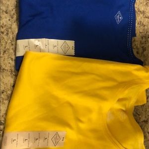 Blue and yellow T-shirt set
